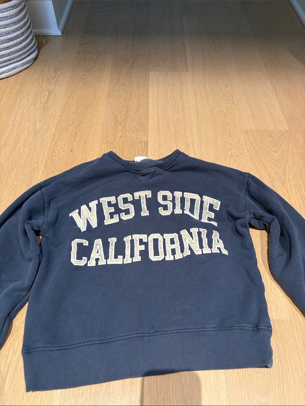 West Side California Navy Zara Crewneck